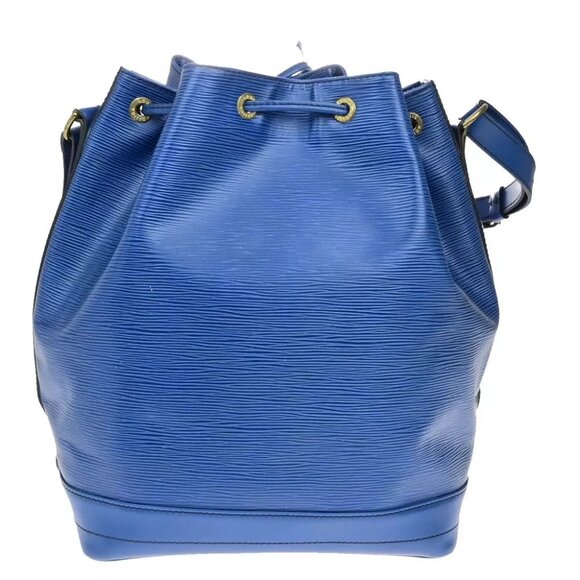 LOUIS VUITTON Noe GM Drawstring Shoulder Bag Epi Leather Blue - Picture 3 of 14
